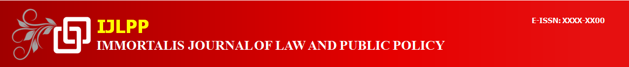 Immortalis Journal of Law and Public Policy